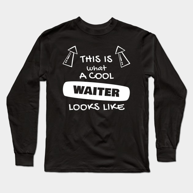 waiter Long Sleeve T-Shirt by LeonAd